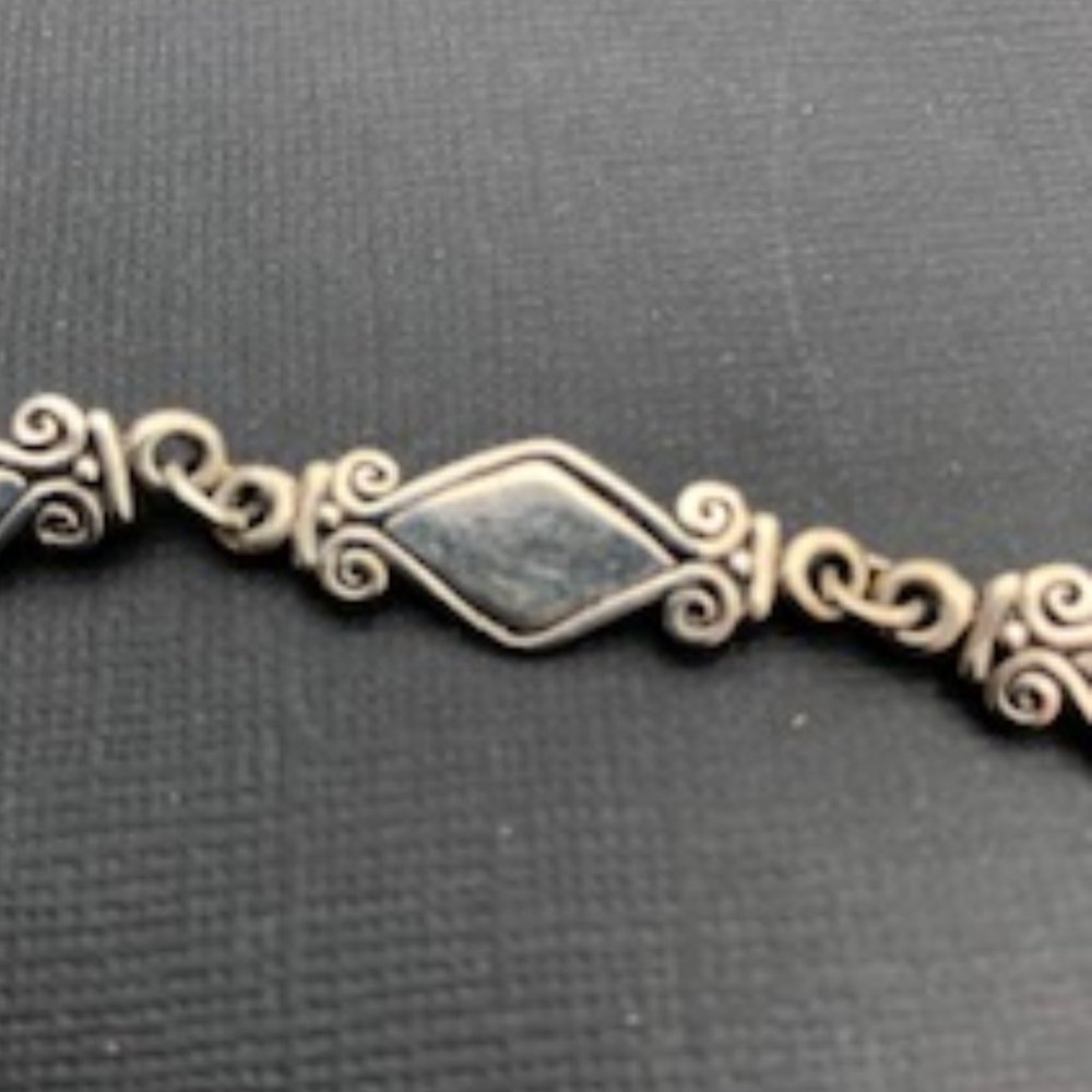 ⬇️Hand Crafted Genuine Silver Bracelet - Picture 3 of 6